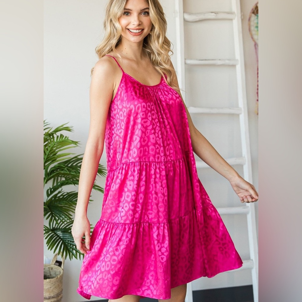 Pink Leopard Dress. Brand New!